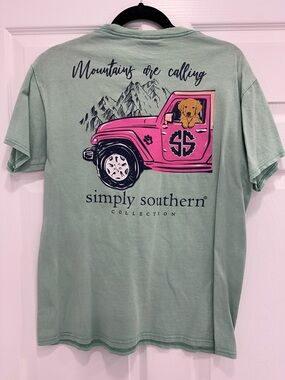 Simply Southern Men's Short-Sleeve Pocket Tee — Mint Green